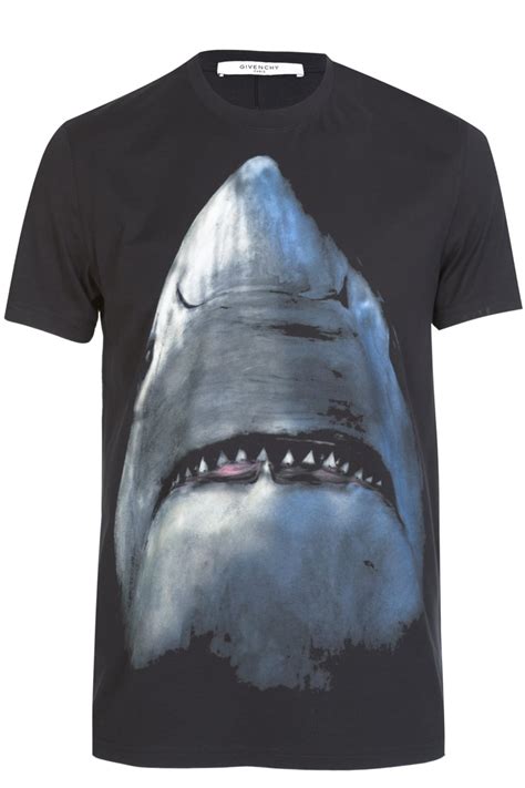 givenchy shark t shirt 2012|givenchy hole t shirt.